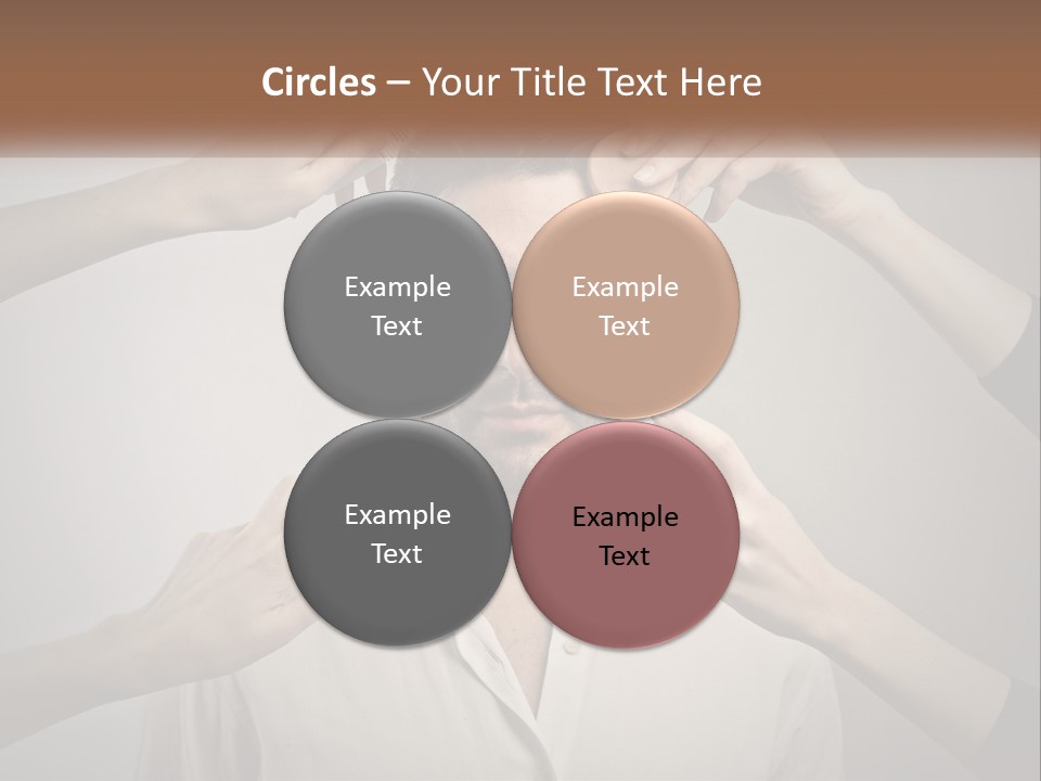 Senior Sunset Beach PowerPoint Template