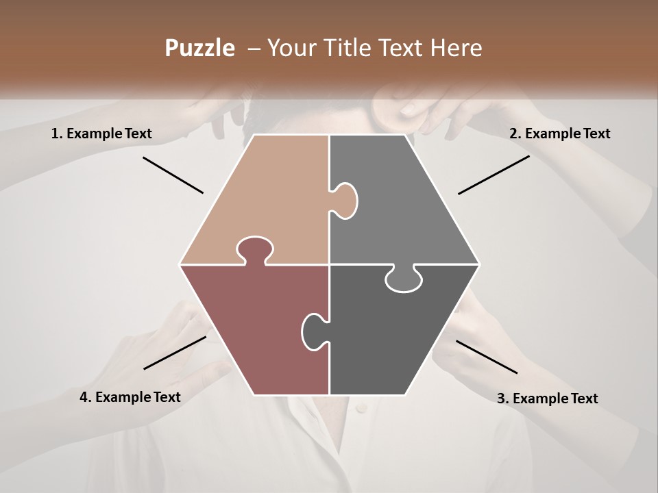 Senior Sunset Beach PowerPoint Template