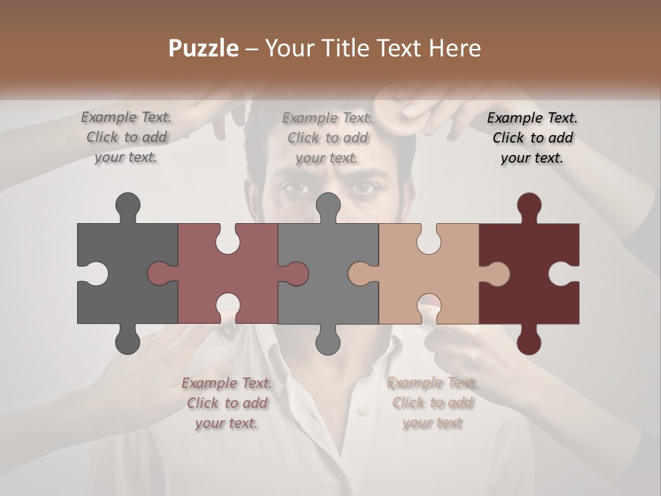 Senior Sunset Beach PowerPoint Template