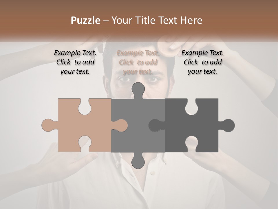 Senior Sunset Beach PowerPoint Template