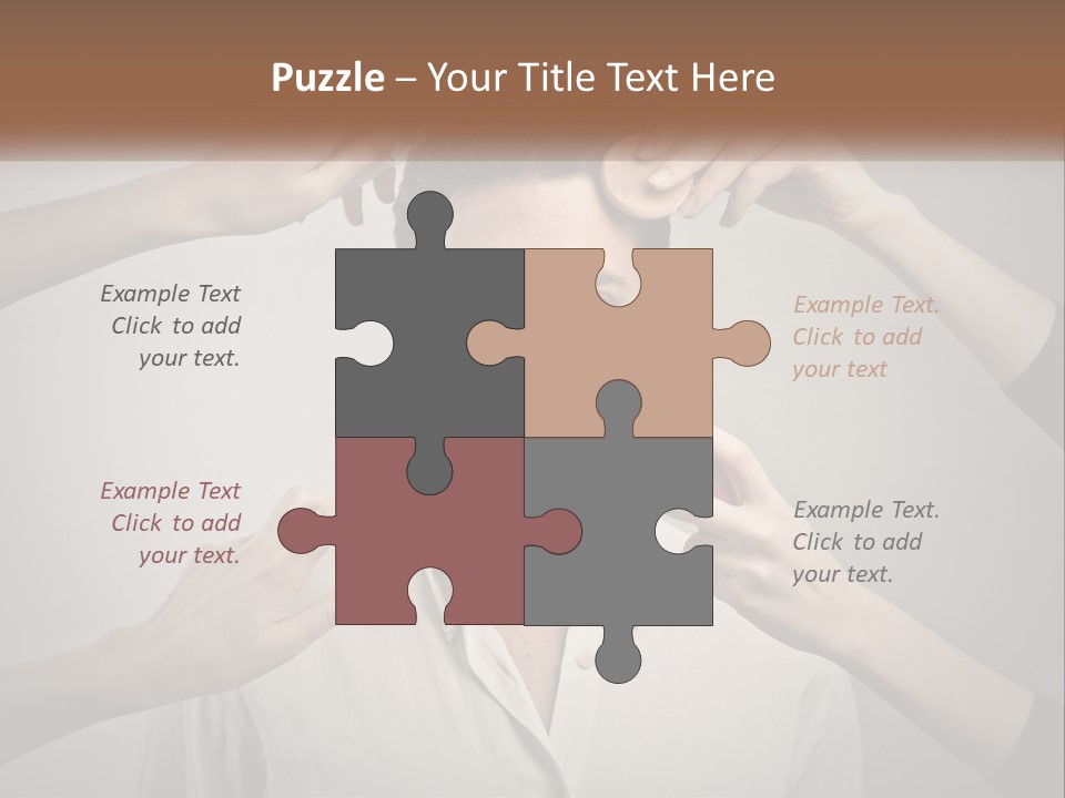 Senior Sunset Beach PowerPoint Template