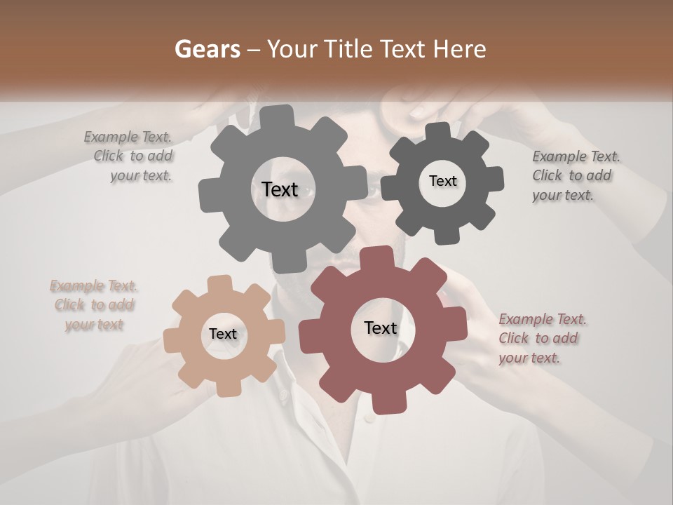 Senior Sunset Beach PowerPoint Template