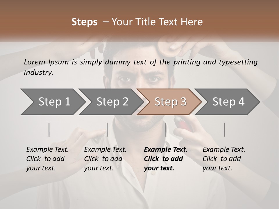Senior Sunset Beach PowerPoint Template