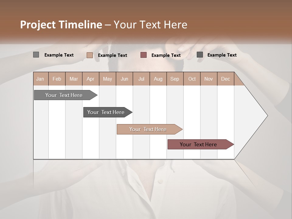 Senior Sunset Beach PowerPoint Template