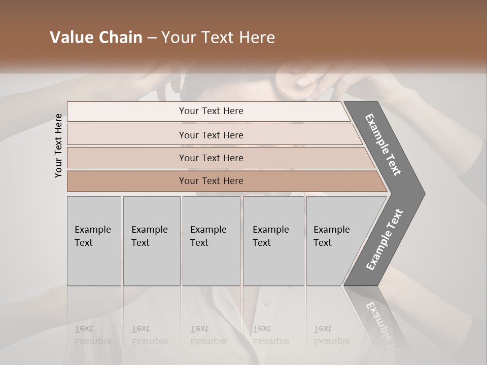 Senior Sunset Beach PowerPoint Template