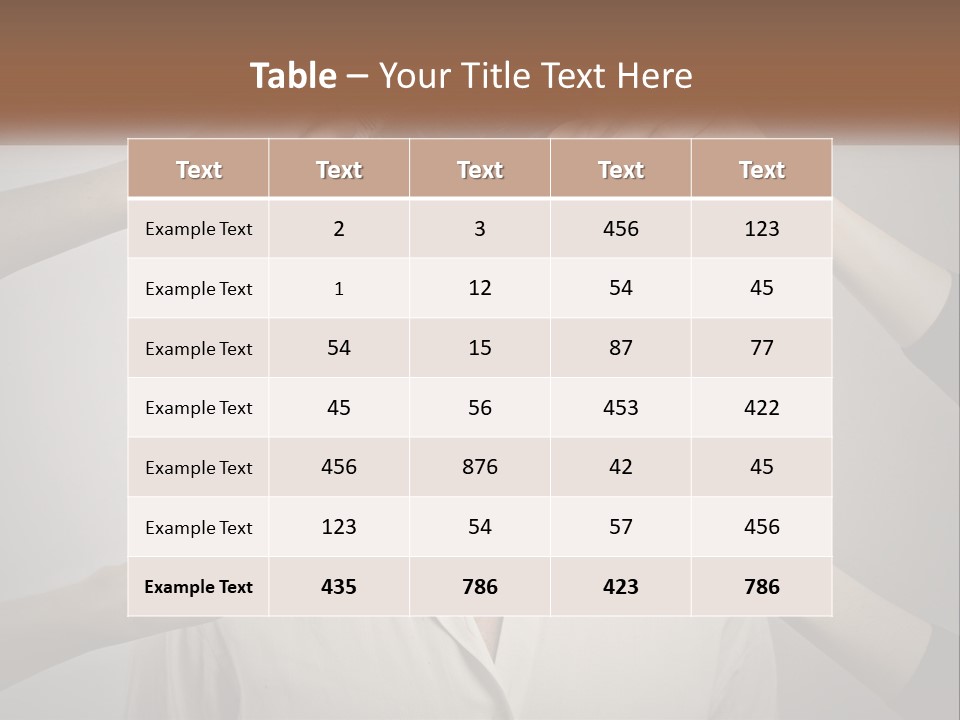 Senior Sunset Beach PowerPoint Template