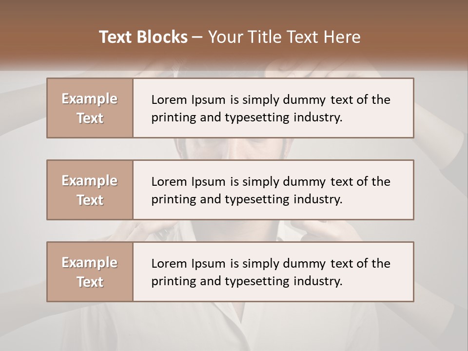 Senior Sunset Beach PowerPoint Template