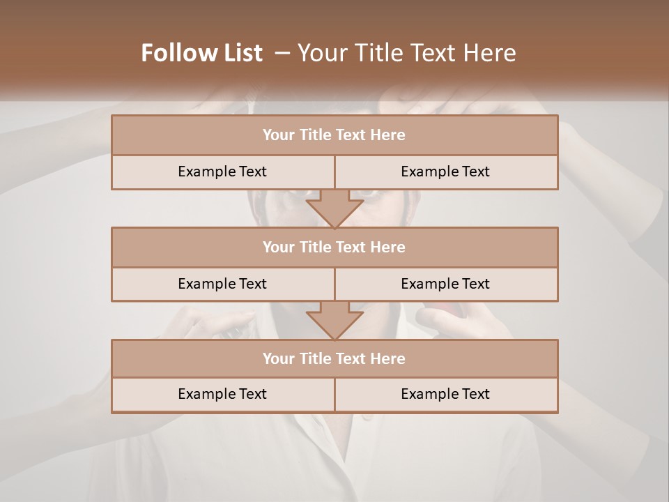 Senior Sunset Beach PowerPoint Template