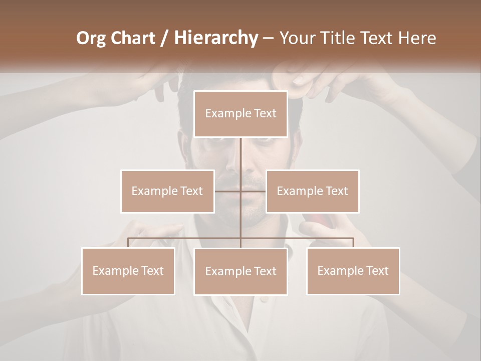 Senior Sunset Beach PowerPoint Template