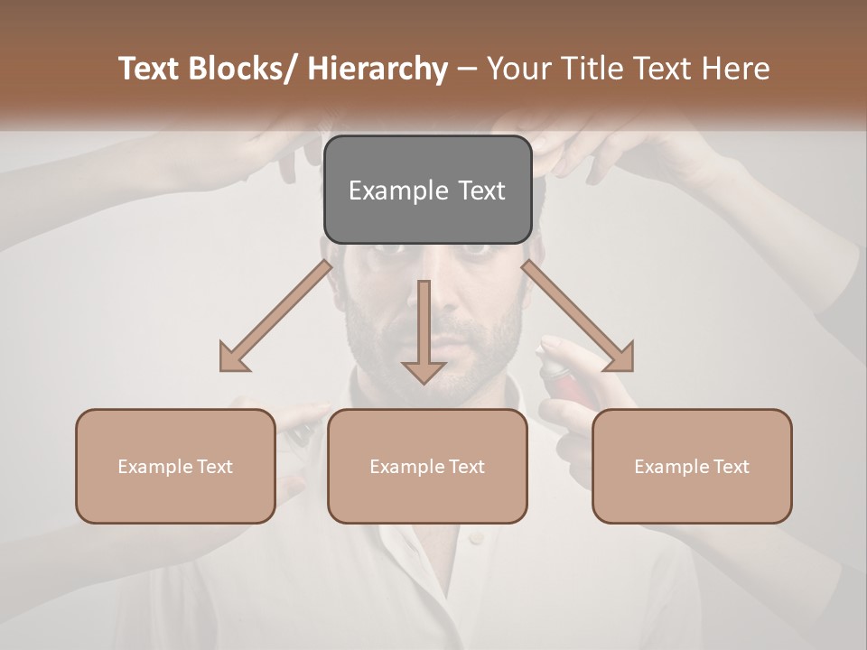 Senior Sunset Beach PowerPoint Template