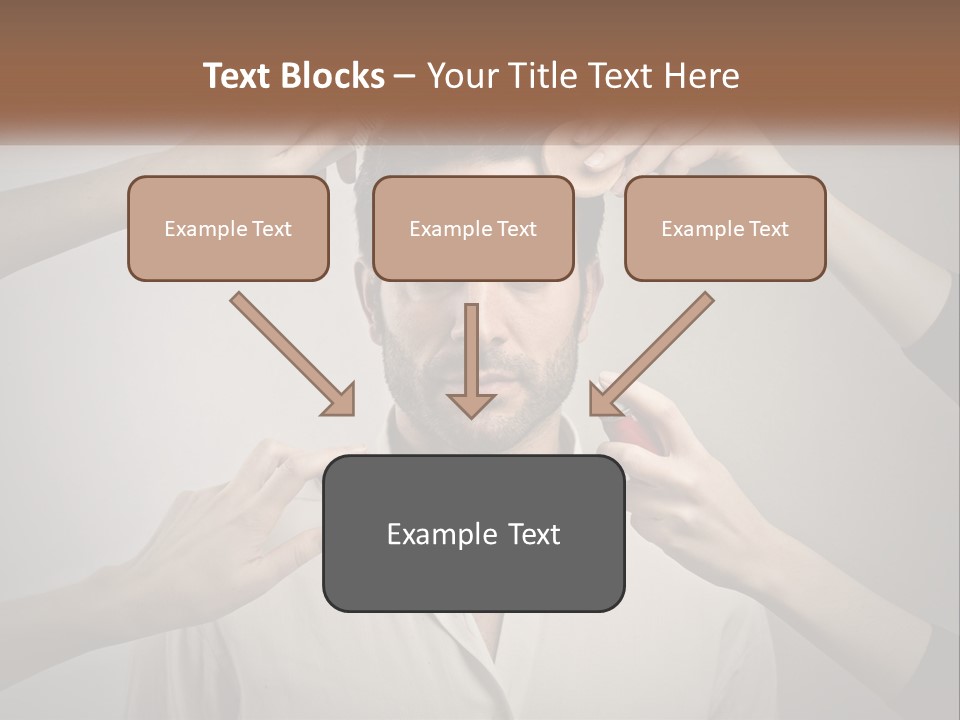 Senior Sunset Beach PowerPoint Template