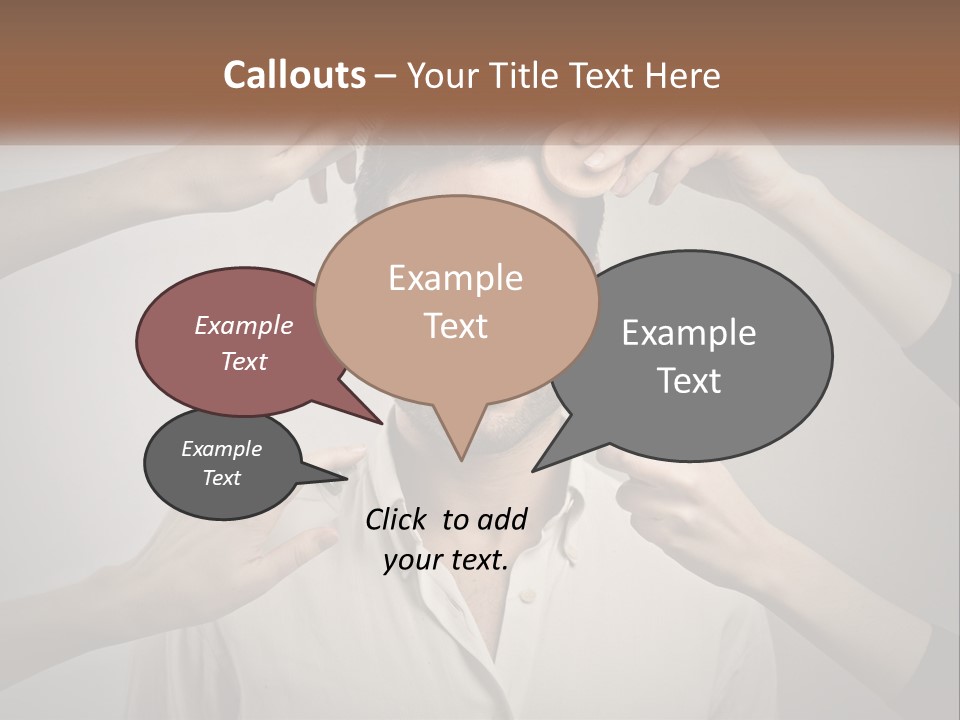 Senior Sunset Beach PowerPoint Template