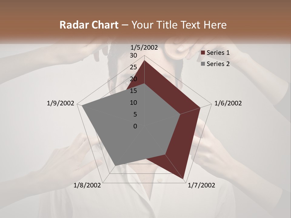 Senior Sunset Beach PowerPoint Template