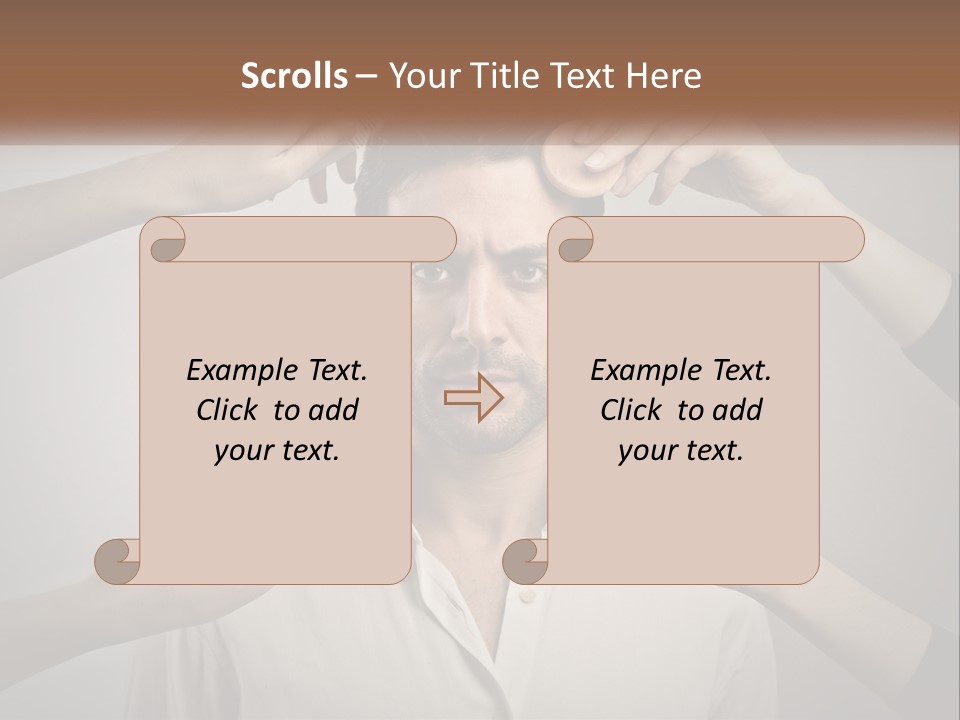 Senior Sunset Beach PowerPoint Template