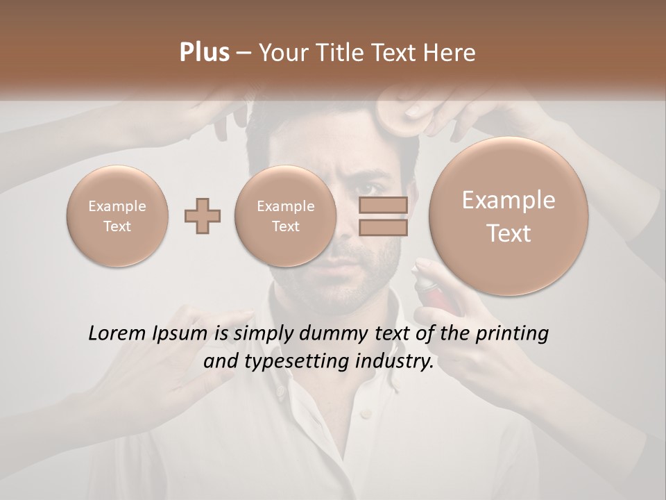 Senior Sunset Beach PowerPoint Template
