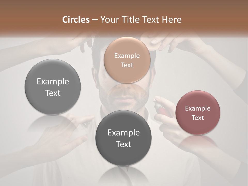 Senior Sunset Beach PowerPoint Template