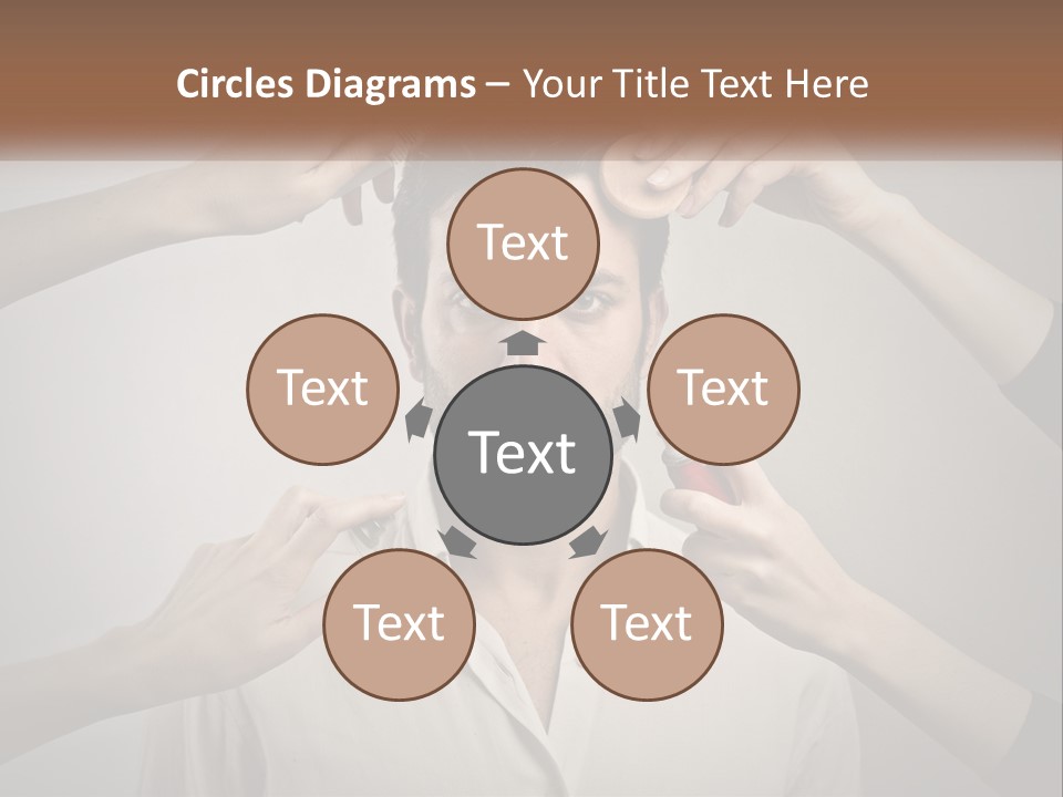 Senior Sunset Beach PowerPoint Template