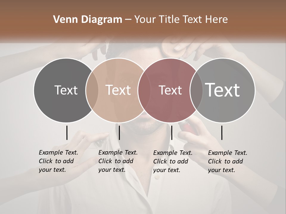 Senior Sunset Beach PowerPoint Template