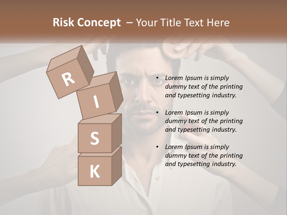 Senior Sunset Beach PowerPoint Template