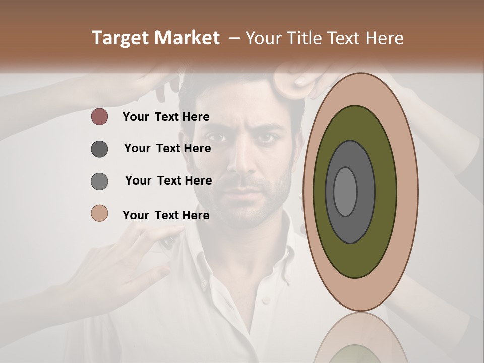 Senior Sunset Beach PowerPoint Template