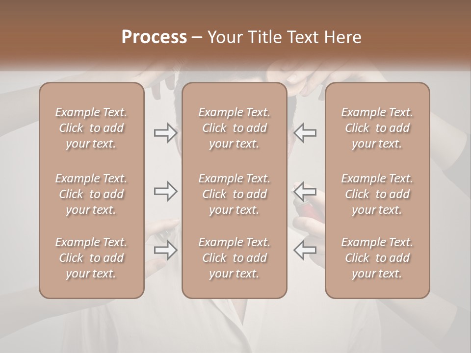 Senior Sunset Beach PowerPoint Template