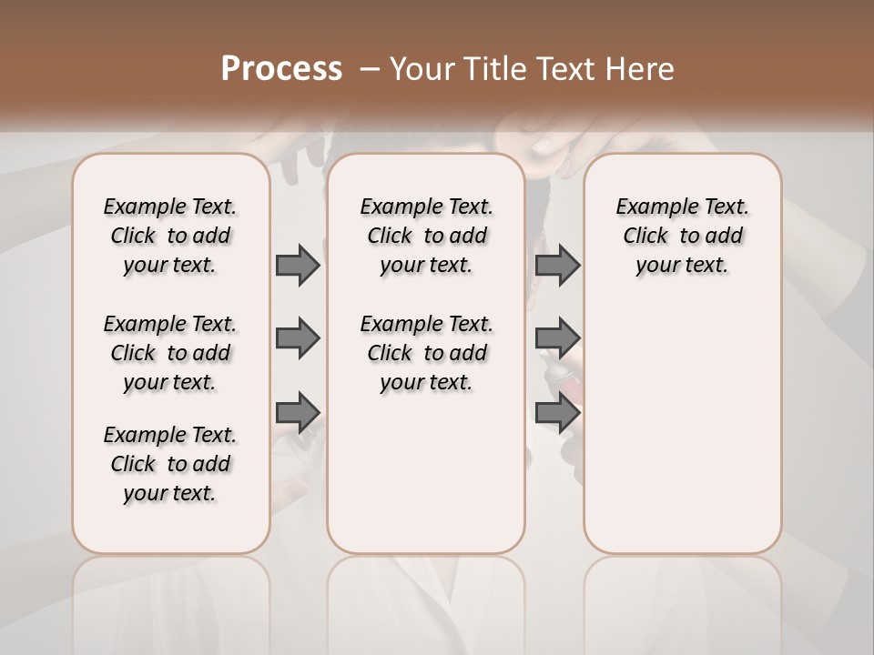 Senior Sunset Beach PowerPoint Template