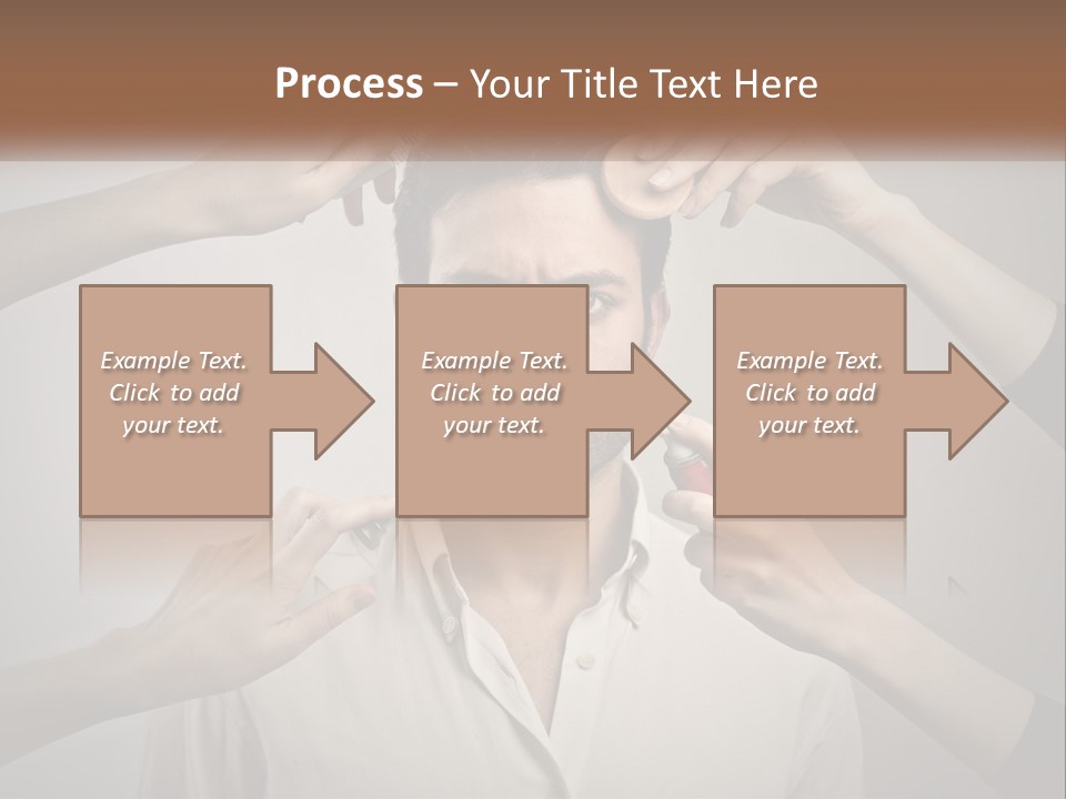 Senior Sunset Beach PowerPoint Template