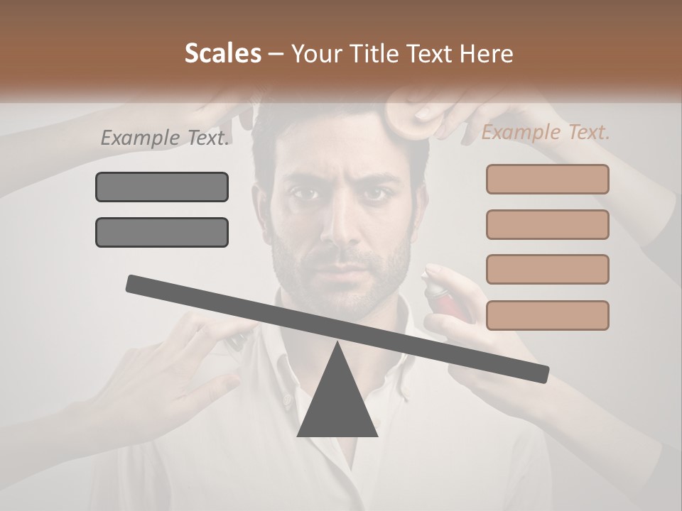 Senior Sunset Beach PowerPoint Template