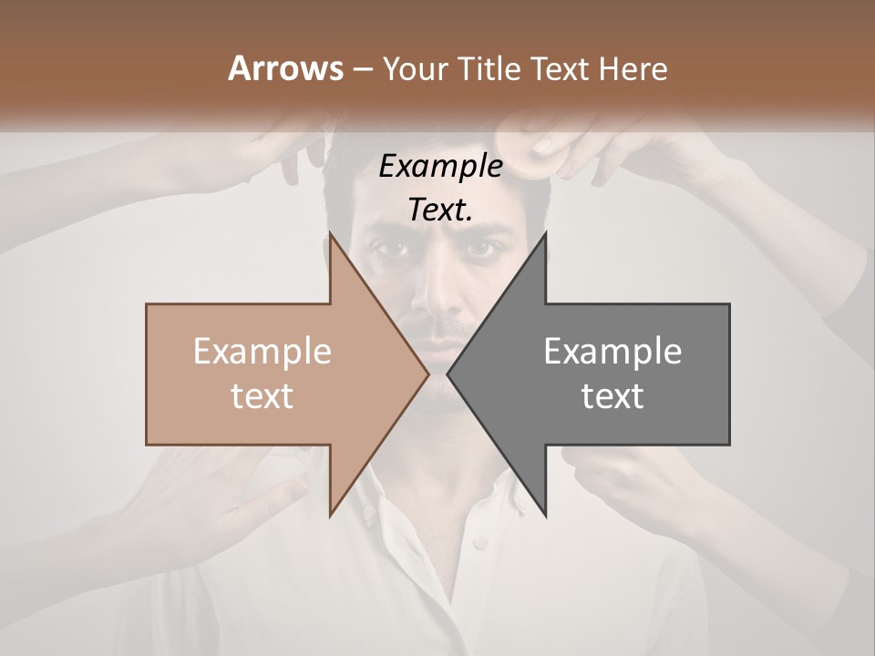 Senior Sunset Beach PowerPoint Template