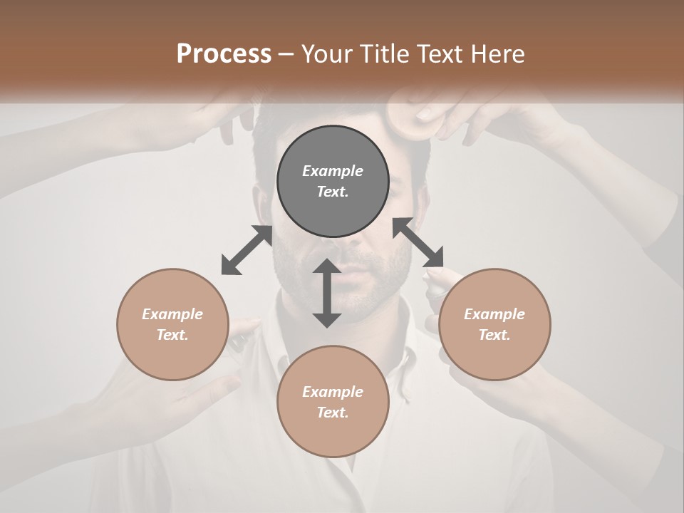 Senior Sunset Beach PowerPoint Template