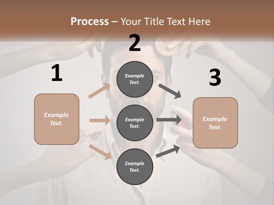 Senior Sunset Beach PowerPoint Template