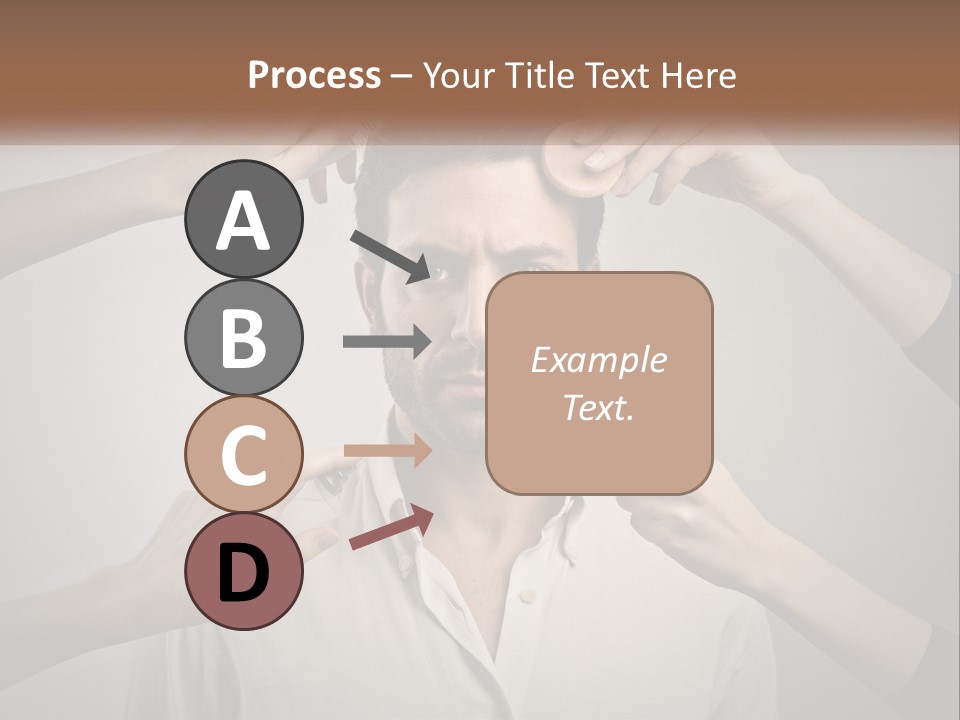 Senior Sunset Beach PowerPoint Template