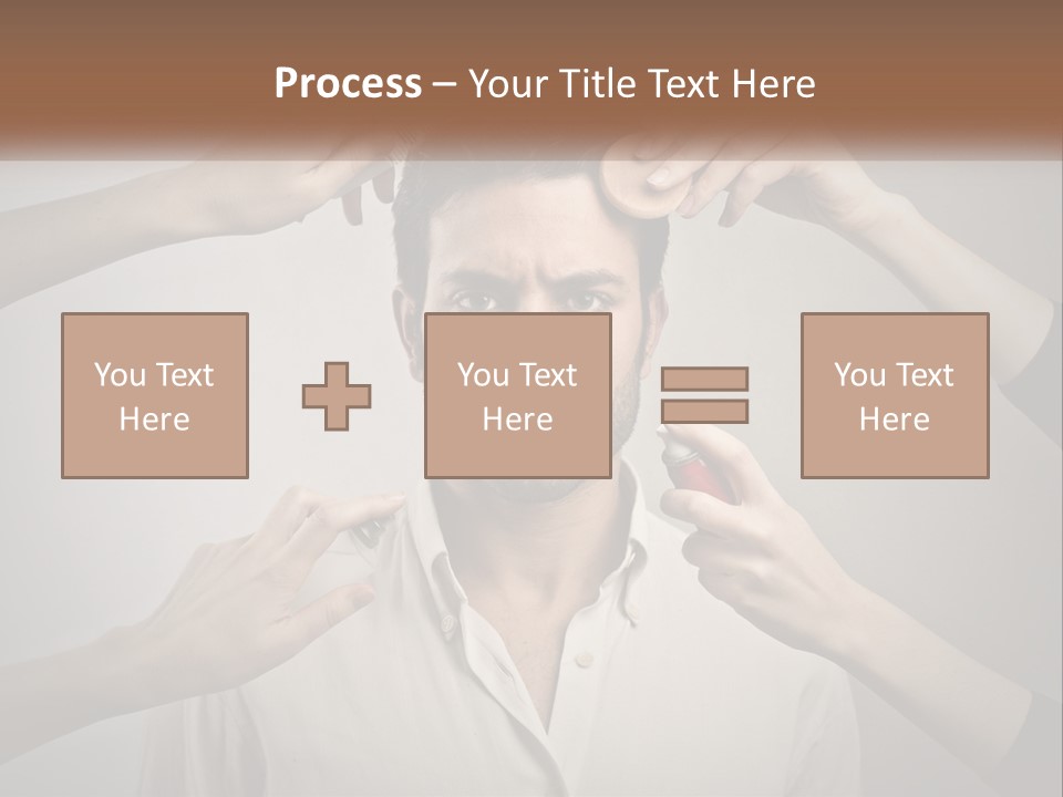 Senior Sunset Beach PowerPoint Template