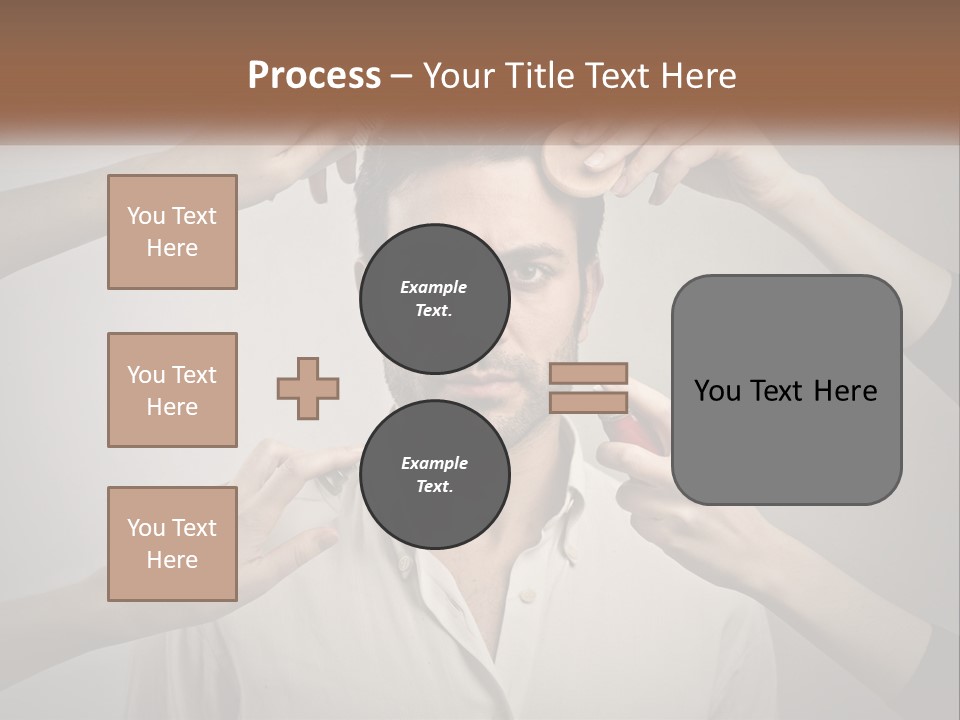 Senior Sunset Beach PowerPoint Template