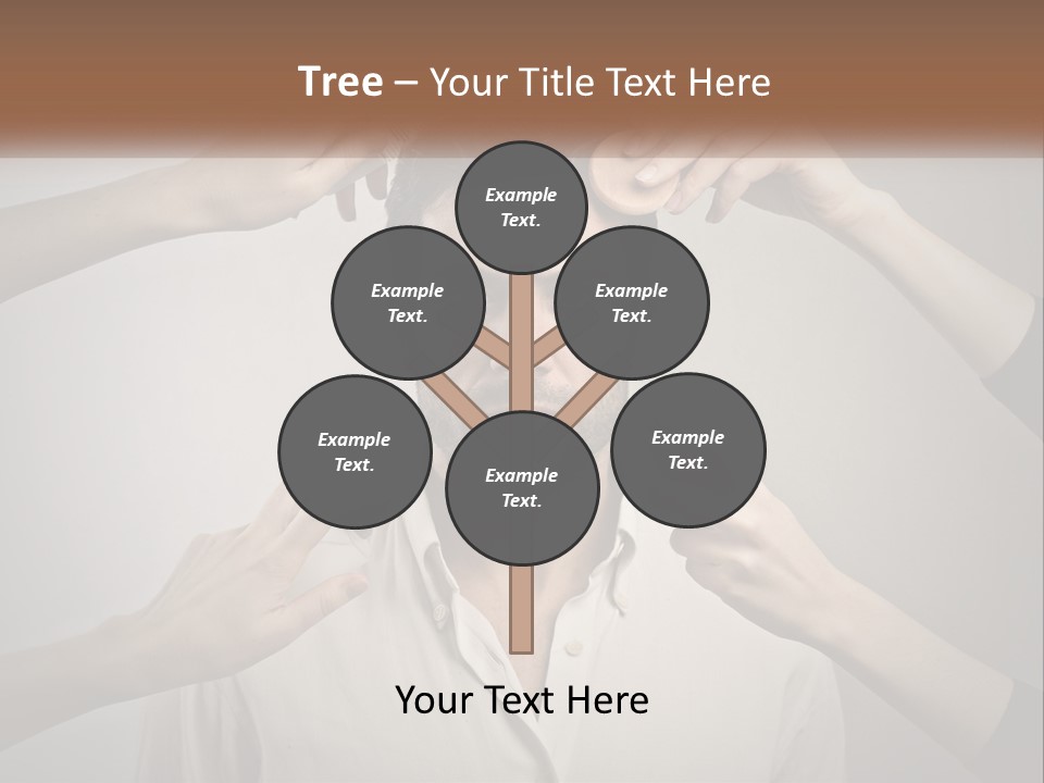 Senior Sunset Beach PowerPoint Template