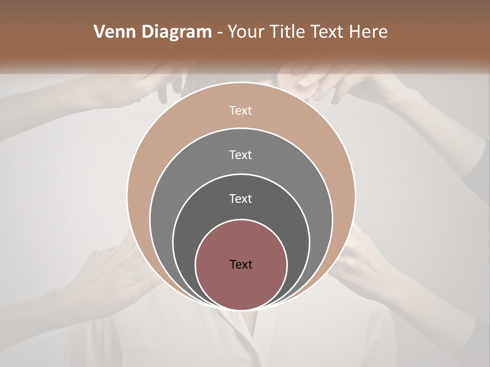 Senior Sunset Beach PowerPoint Template