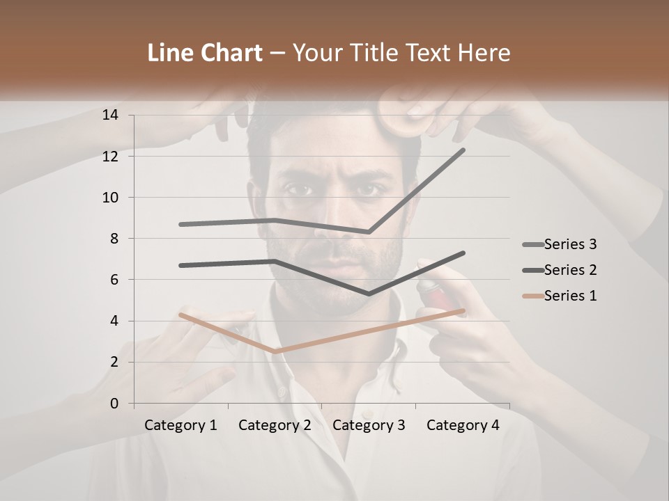 Senior Sunset Beach PowerPoint Template