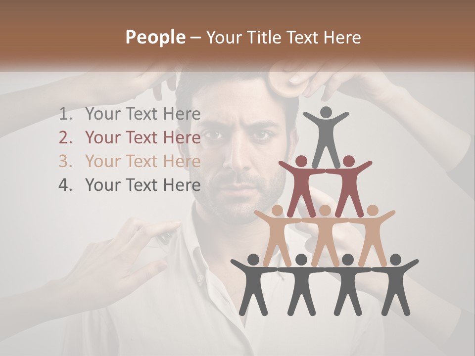 Senior Sunset Beach PowerPoint Template