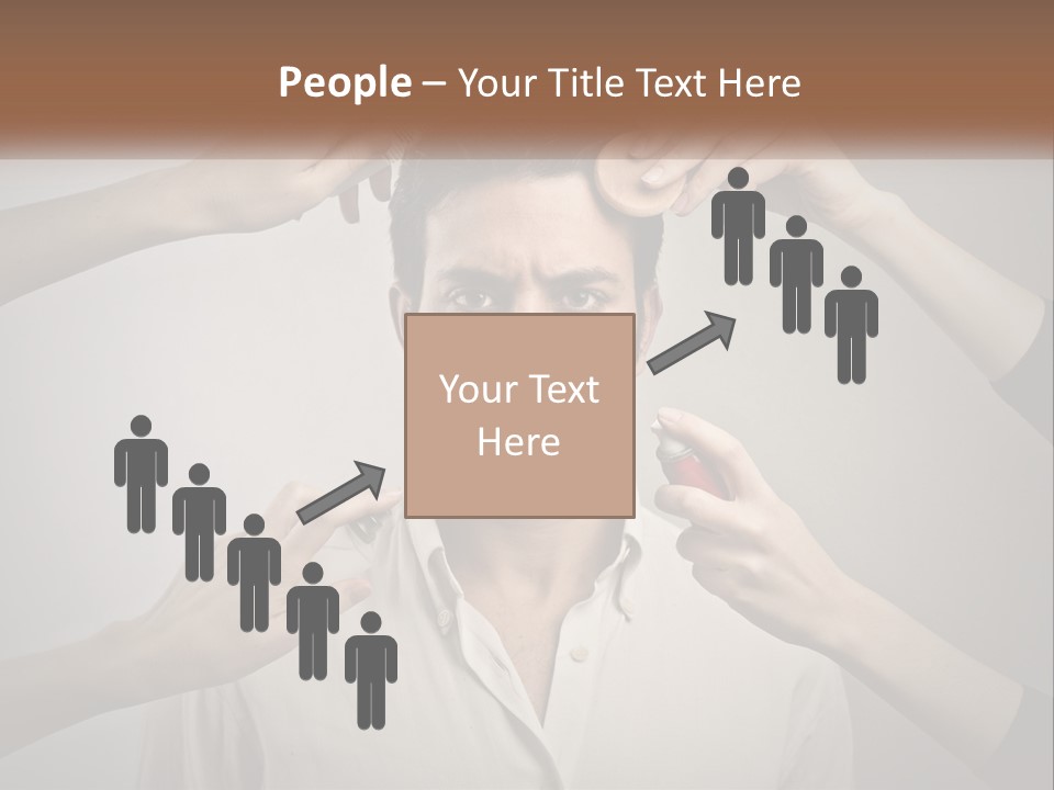 Senior Sunset Beach PowerPoint Template