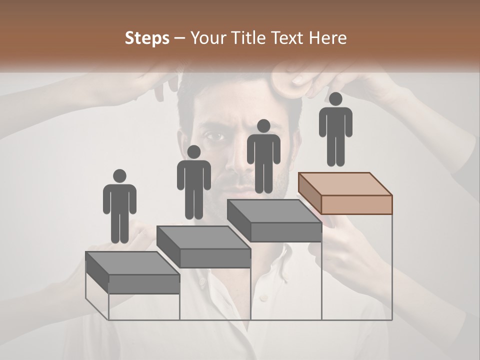 Senior Sunset Beach PowerPoint Template