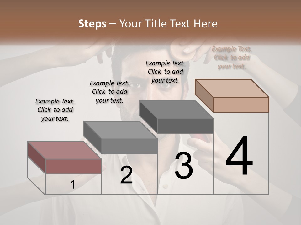Senior Sunset Beach PowerPoint Template