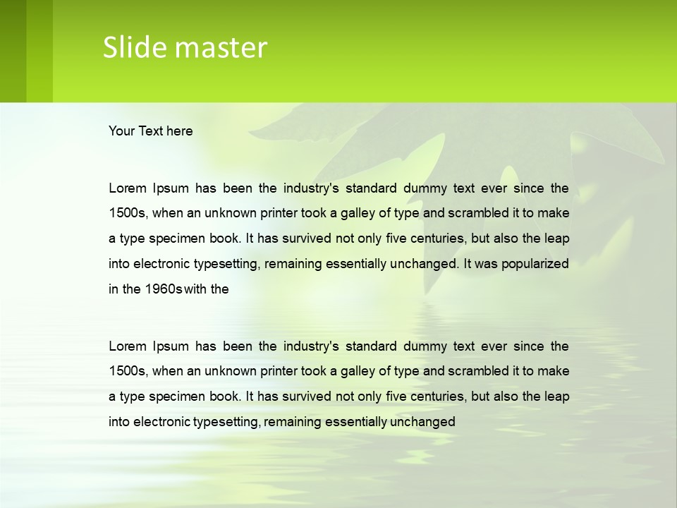 Senior Standing Sand PowerPoint Template