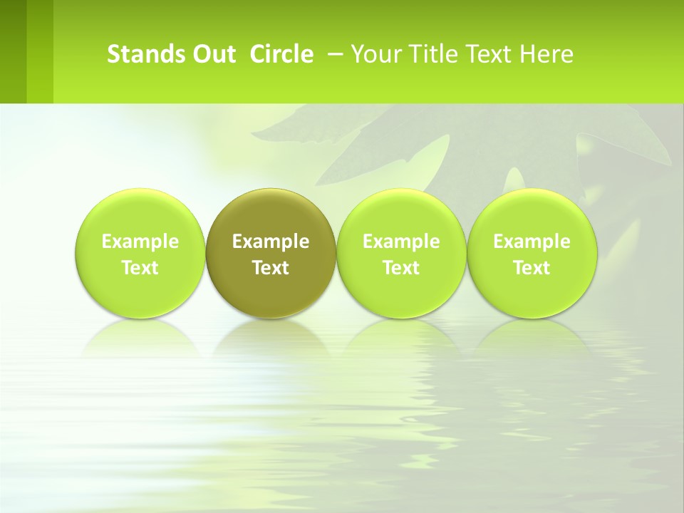 Senior Standing Sand PowerPoint Template