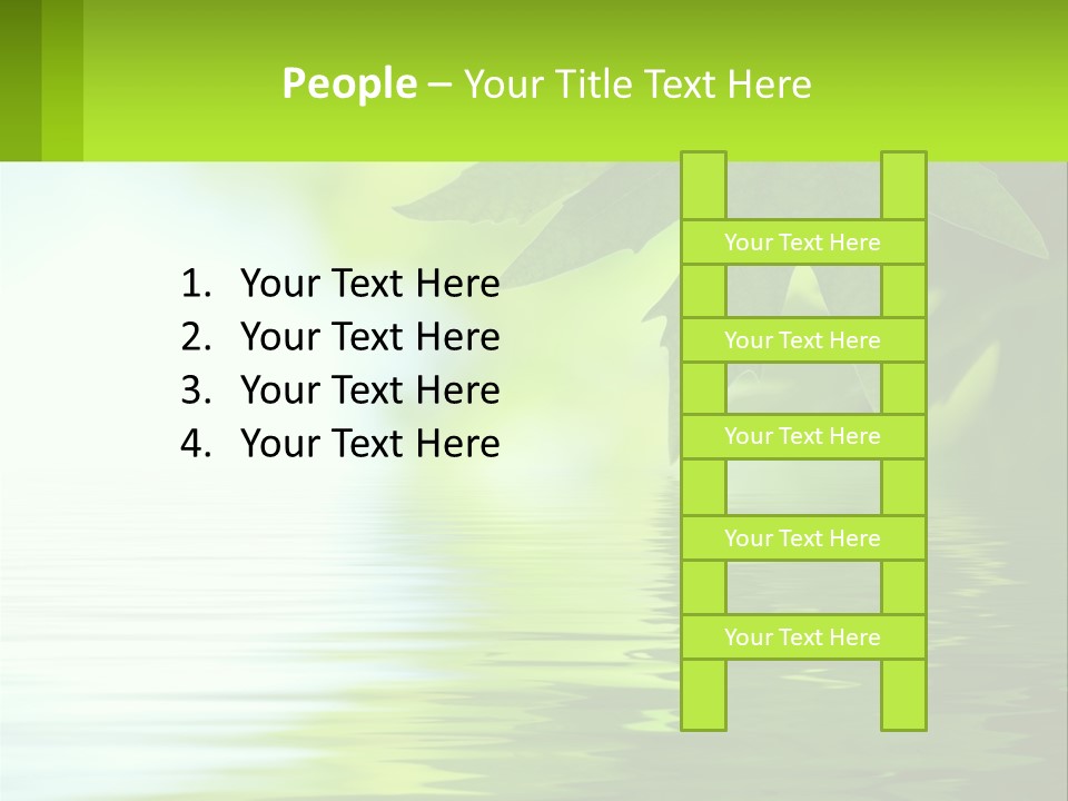 Senior Standing Sand PowerPoint Template