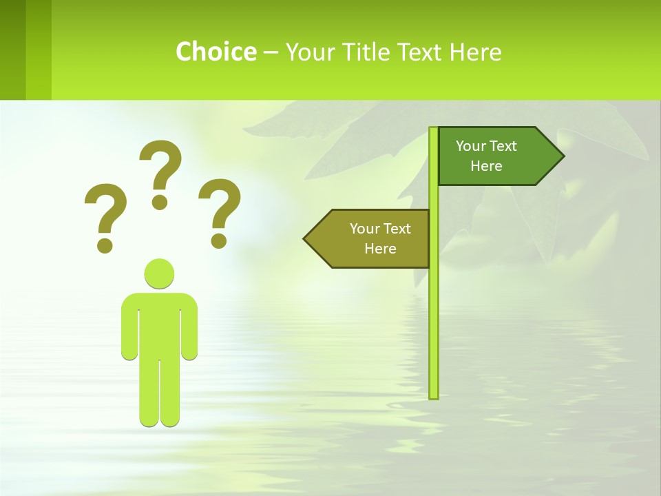 Senior Standing Sand PowerPoint Template