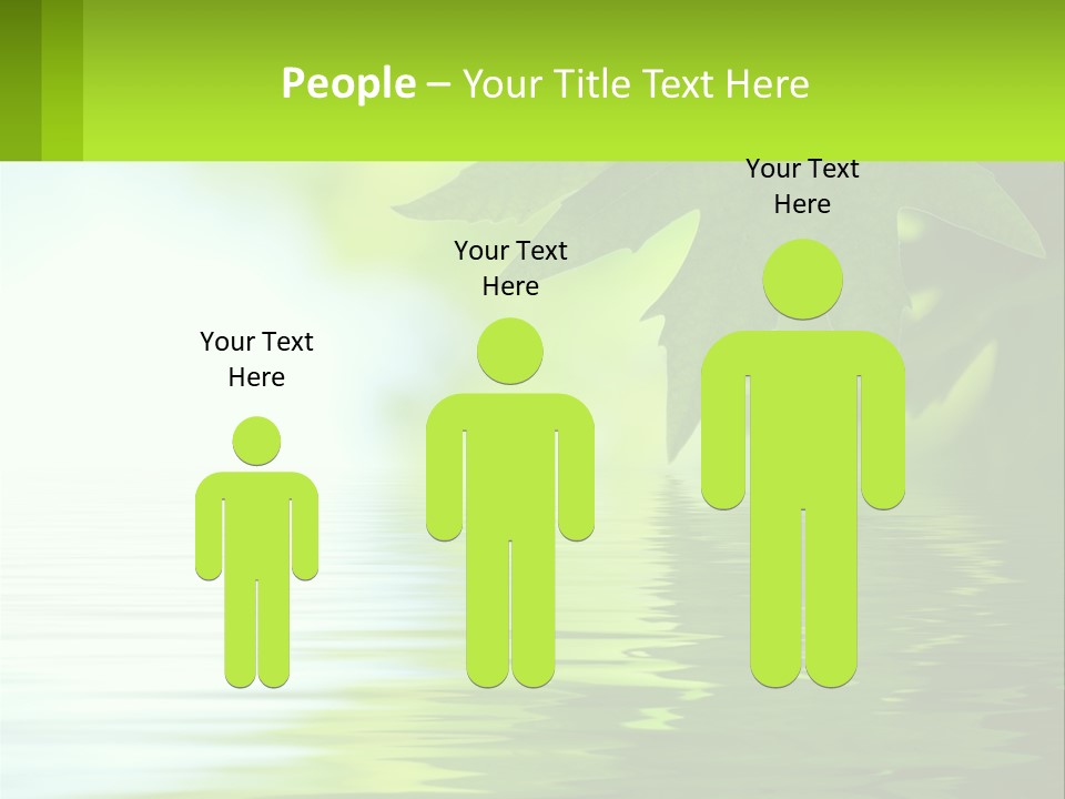 Senior Standing Sand PowerPoint Template