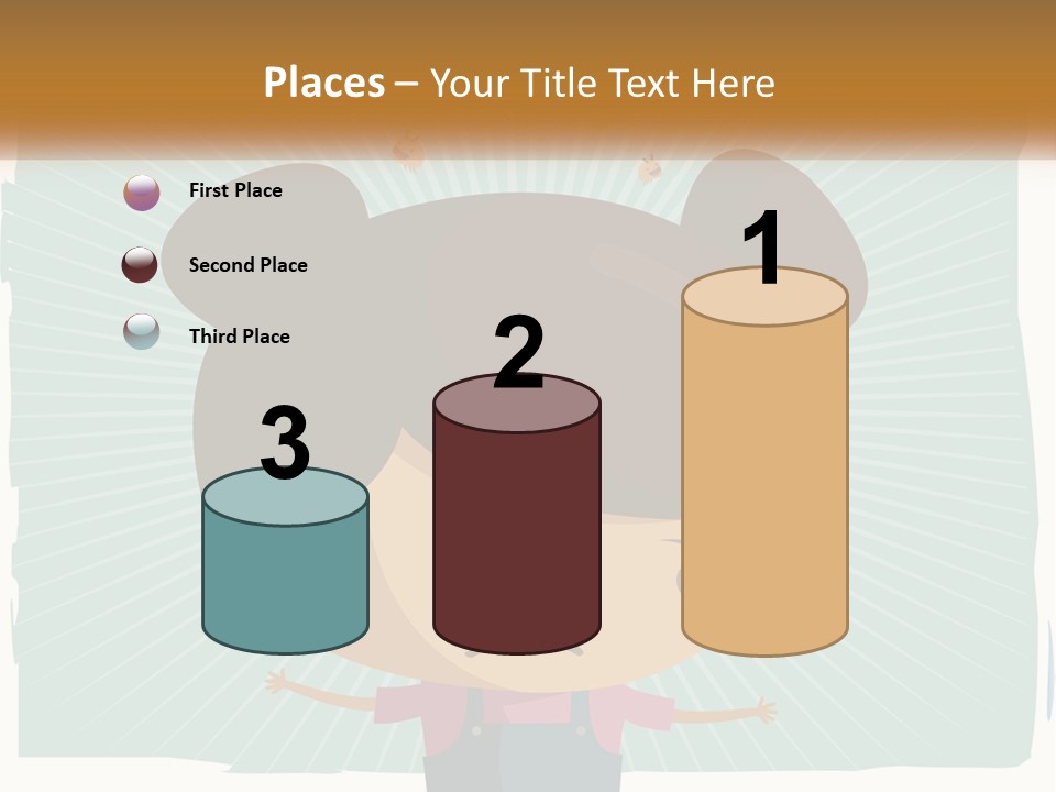 Elderly Coastal Sad PowerPoint Template