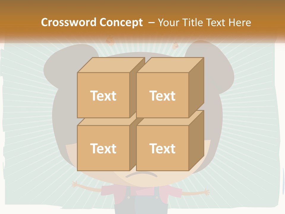 Elderly Coastal Sad PowerPoint Template