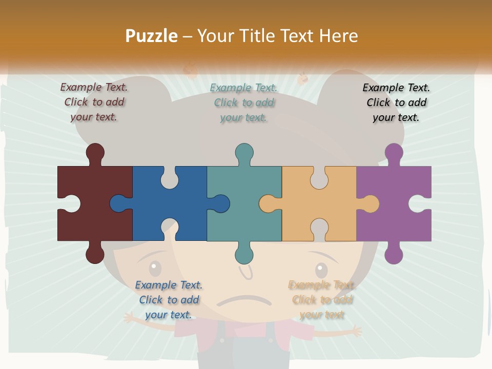 Elderly Coastal Sad PowerPoint Template