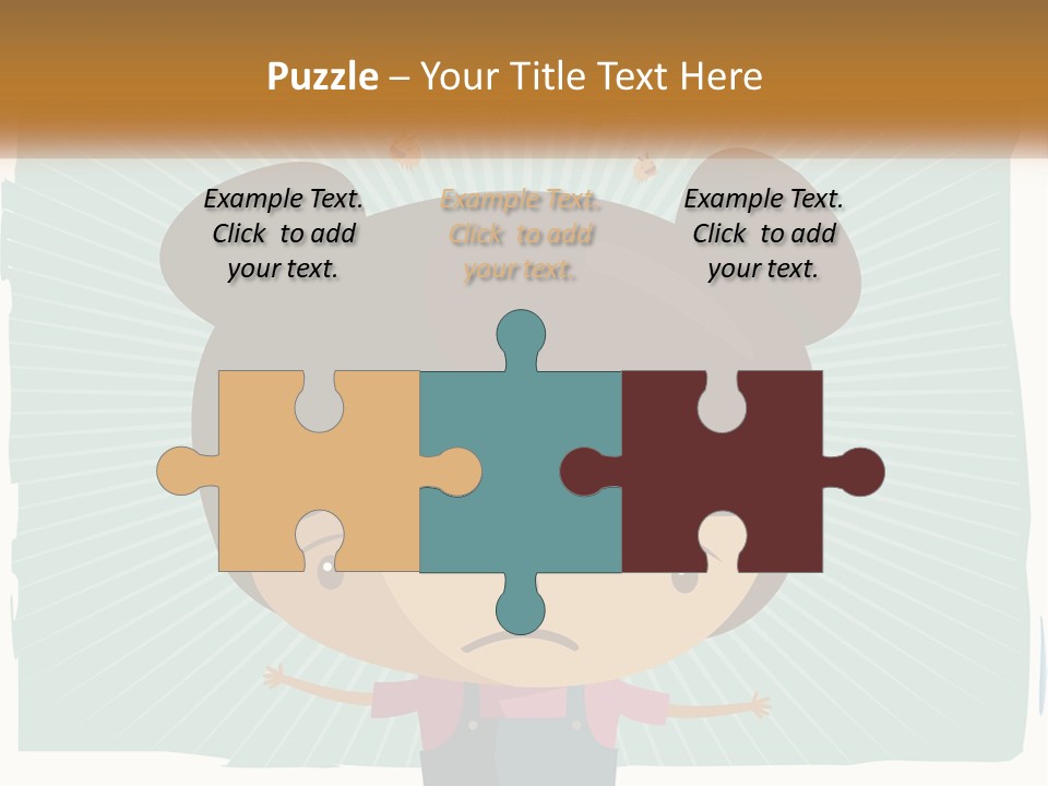 Elderly Coastal Sad PowerPoint Template